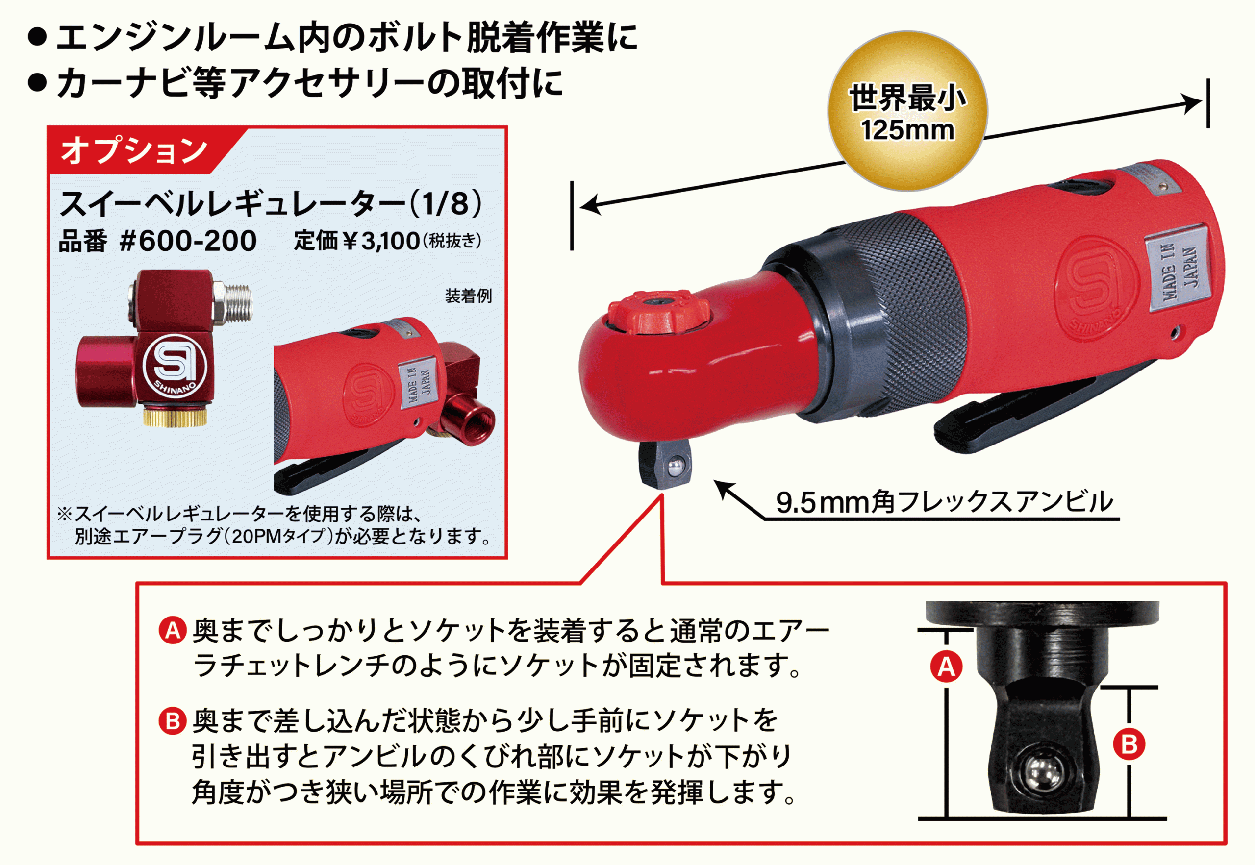 SI-1108B - エアーツールの信濃機販