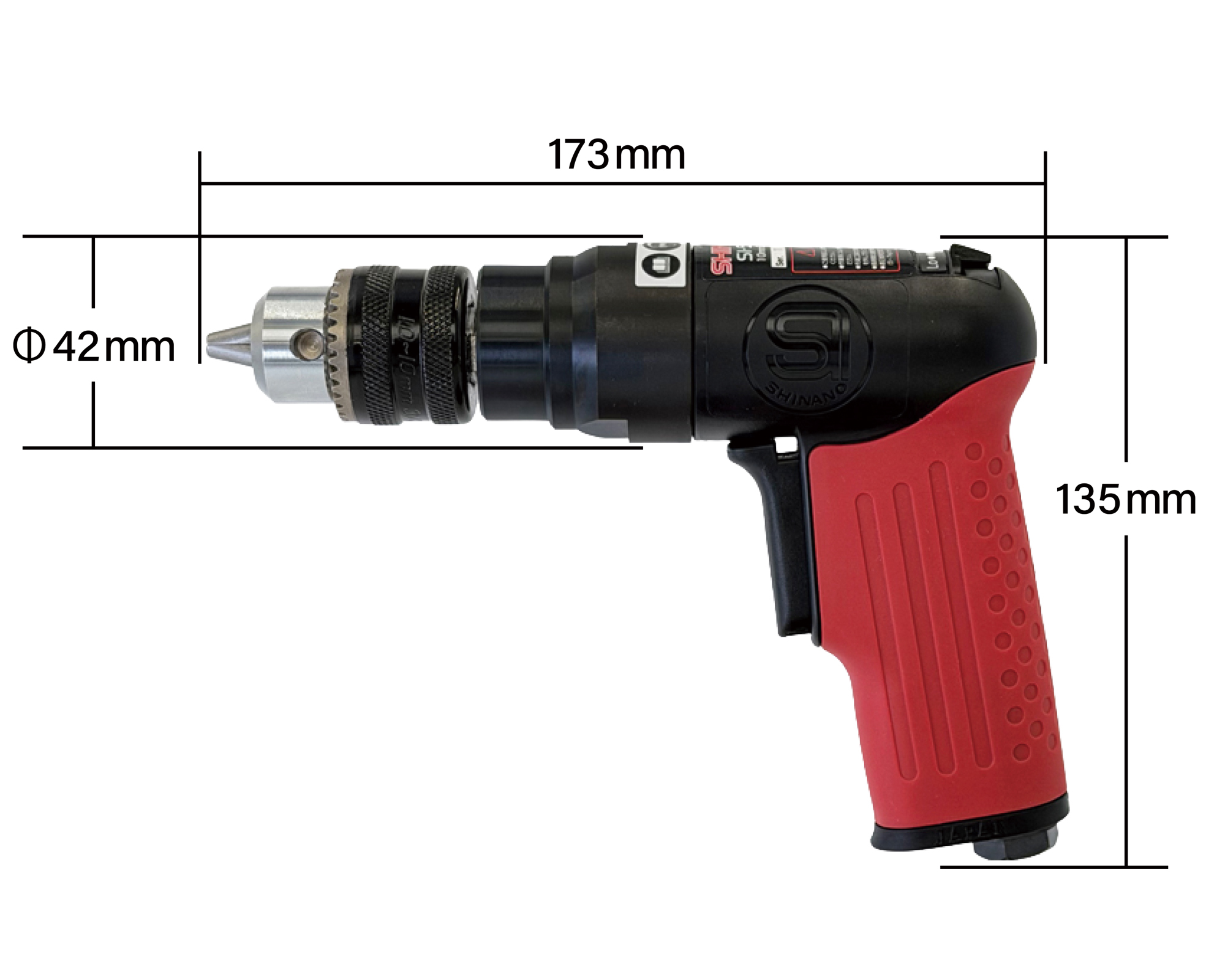 信濃機販 SI-5305-8A SI エアードリル【野田愛宕店】【店頭取引限定】【未使用】管理番号：ITQ6RJOMJC1P SI-5305A - エアーツールの信濃機販